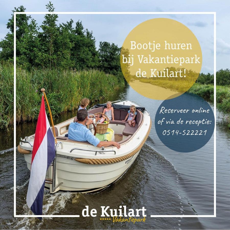 Stacaravan Op 5 Sterren Vakantiepark De Kuilart Friesland Aan Het Meer Met Zwembad 5P 237 Koudum Ngoại thất bức ảnh